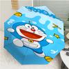 Doraemon Print Automatic Umbrella, 8 Rib Iron Frame, Plastic Handle, Suitable for Outdoor Travel &Daily , Ideal Gift