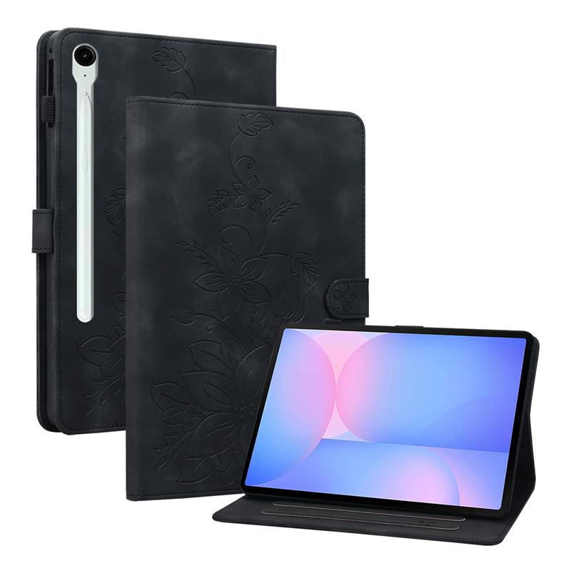 Чехол для Samsung Galaxy Tab S10FE Plus 13.1 дюйма Чехол для Galaxy Tab S10FE+ 13.1 X620 X626B Мягкий ТПУ Кошелек Отверстия для карт Funda