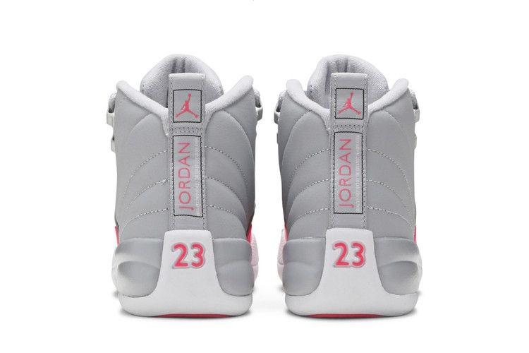 Jordan 12 Ретро Серый Волк Розовый Гонщик (GS)