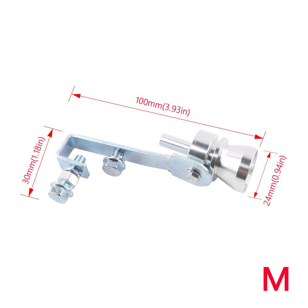 Мотоцикл выхлопной автомобиль поддельный турбо свисток труба звук глушитель продувочный клапан универсальный симулятор