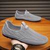 Fashion Summer Fashion Men Sneakers  All-match Casual Shoes Outdoor Breathable Loafers Mesh Surface Soft Bottom Casual Loafers 2024