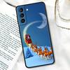 S24Ultra Для Samsung Galaxy S21 S20 FE S22 Ultra 10 S23 S24 Plus Чехол для телефона Funda Cover Подарок на Рождество Санта Клаус Снеговик