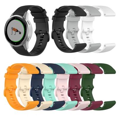 18 мм 20 мм 22 мм силиконовый ремешок для Garmin Forerunner 245/255/265/645 Music Vivoactive 3/4/5 Спортивный ремешок для Venu SQ Sq2 Venu3
