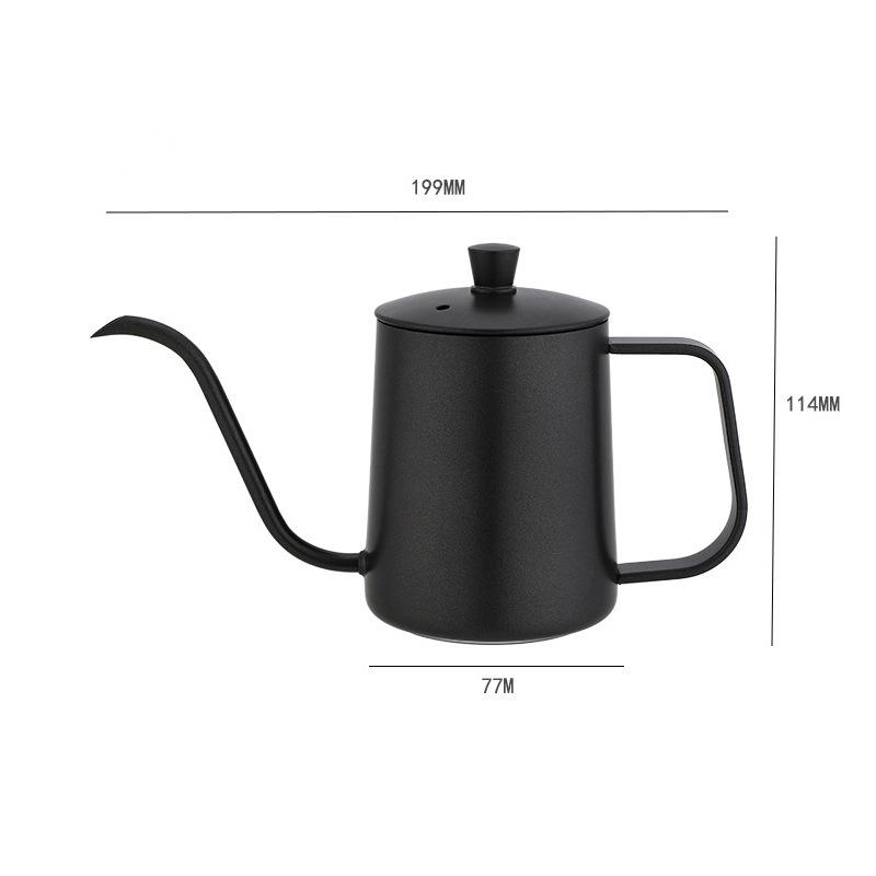 350 мл нержавеющая сталь ручной заварочный чайник кофейник, подвесной ухо ручной заварочный чайник, капельный тонкий носик длинный носик чайник, кофейная утварь
