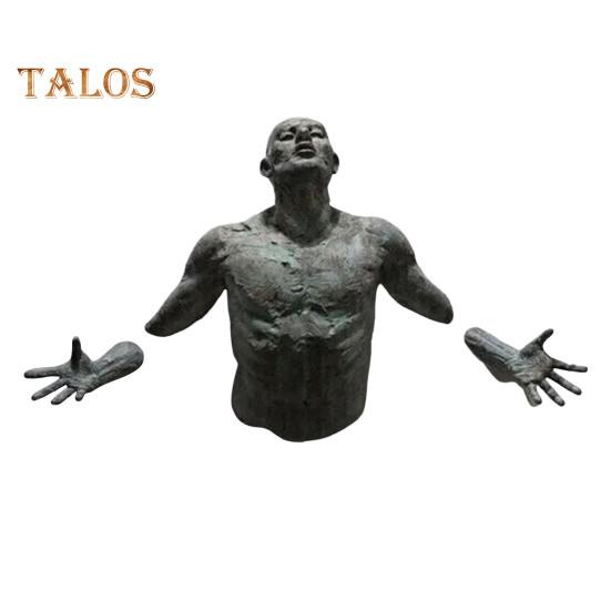 Мужская абстрактная скульптура, настенный декор из смолы, статуя человеческого тела, настенное крепление, художественная фигура, скульптура для дома, гостиной, галереи