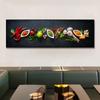 Grains, Spices, Pepper, Posters and Prints, Decoration for the Kitchen, Modern Canvas Painting, Wall Art Paintings for the Living Room, No Frames