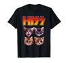 HISS Cat Funny Cat Lover Kittens Rock Music Cat Hiss T-shirt