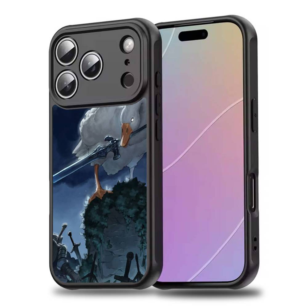 Забавный мультяшный чехол D-Duck для iPhone 17,16,15,14,13,12,11,Pro,Max,Plus,Mini,SE4,E Для Magsafe Беспроводной