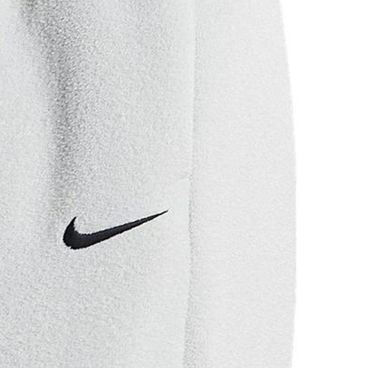 Nike Флисовые повседневные трикотажные спортивные брюки с манжетами и логотипом, женские плавки, цвет серый DV7097-014