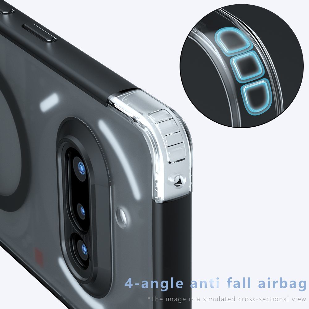 Для Nothing Phone 4A Pro Магнитный Акриловый Матовый Чехол Magsafe Для Nothing Phone 4a Ударопрочная Прозрачная Крышка Телефона Жесткий Бампер