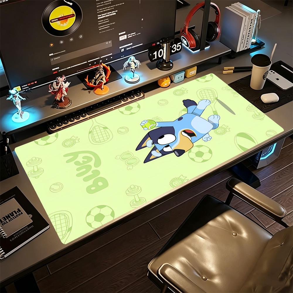 Bluey Gaming Mouse Pad Office Mouse Mats Computer Desk Keyboard Mat Non-Slip Rubber Base Gaming Accessories Ideal Gift for Gamers