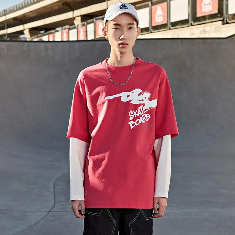 Kappa Drop Shoulder Sleeve T Shirt Men's (Unisex) T-Shirts K0C12TC17D