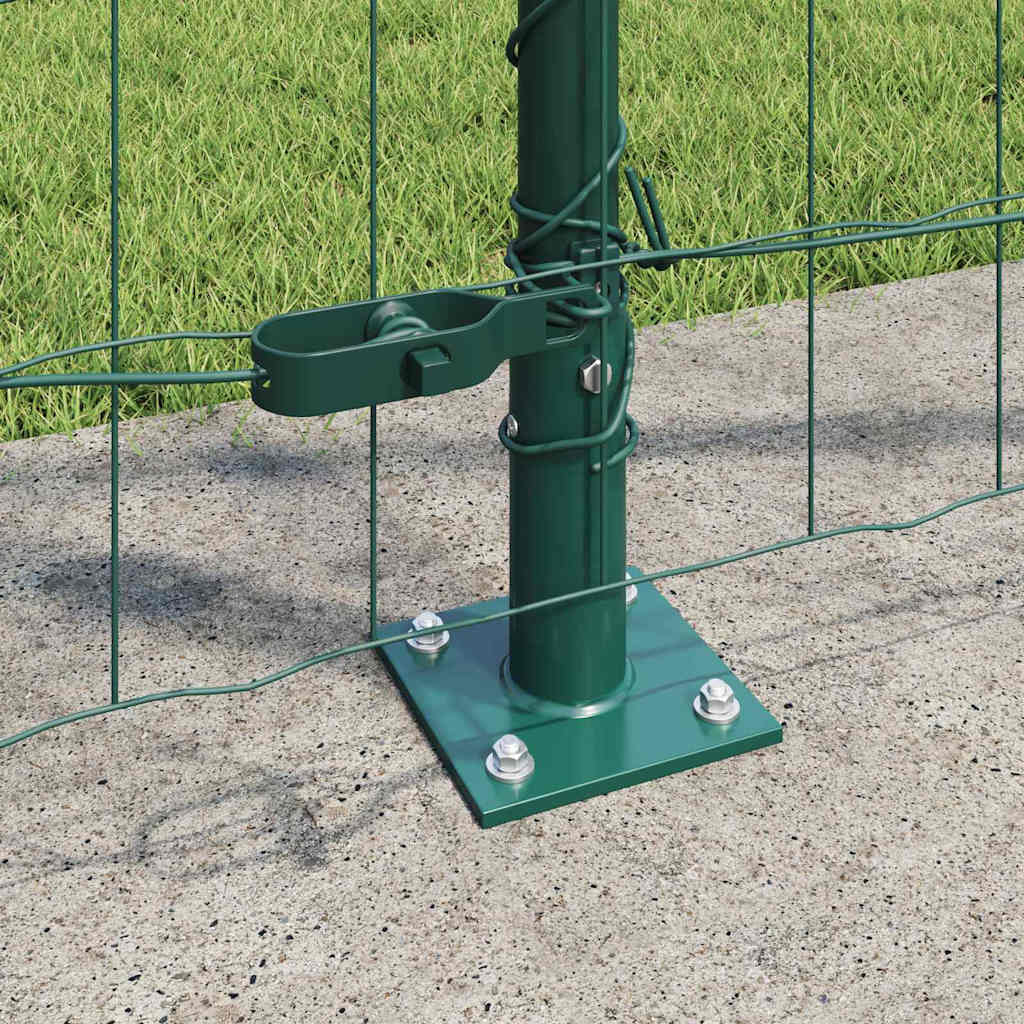 Welded Wire Fence with Concrete Foundation 10 x 1.2 m (W x H)