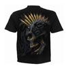 Spiral Direct Unisex Adult Black Gold Back Print T-Shirt