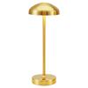 LED Wireless Gold Table Lamp Stepless Dimmable Touch Table Light Creative Night Light for Restaurant Bedroom Patio