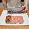 Применимо к iPhone17ProMax Xingyuan Кожаное Чувствительное Магнитное Чехол для Мобильного Телефона Apple 16Pro Держатель для Линзы Защитный Чехол