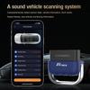 Bluetooth OBD2 Сканер Диагностический Инструмент с ИИ-Руководствами по Ремонту, Беспроводной OBD2 Сканер с Тестом Аккумулятора и Готовностью Live Data, для iOS и Android/Бесплатное Приложение