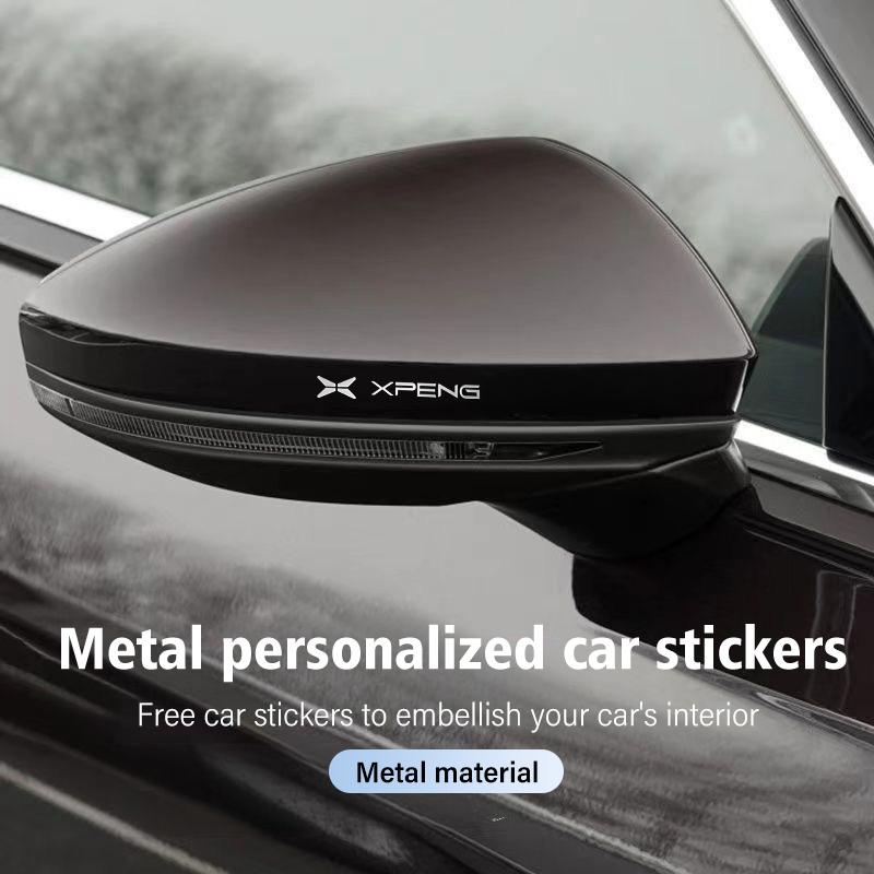 For Xiaopeng 3D Car Logo Metal Stickers Auto Interior Decal Decoration Accessories Xpeng G6 G7 G9 X9 P7 P7i P5 MONA M03 G3 G3i