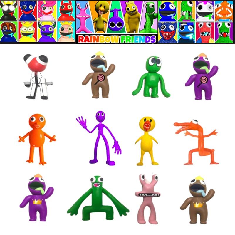 Roblox Радужные друзья Фигурка Игрушка Модель Прочная Красочная Топпер для торта Украшение Для Детских Рождественских Подарков