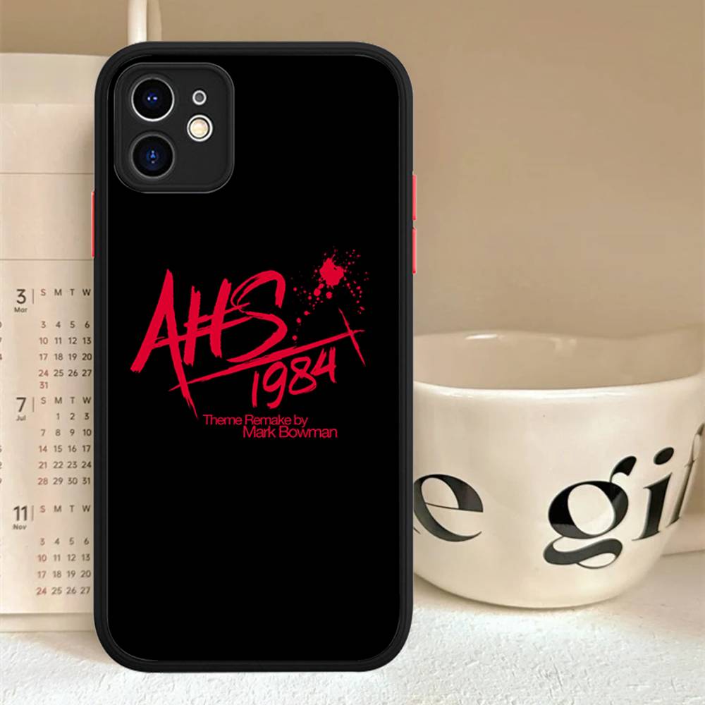 American Horror Story AHS 1984 Matte Translucent Phone Case For Iphone 16 ProMax 15 14 13 12 11 X XS PRO Plus