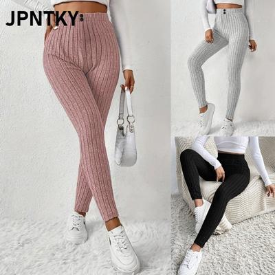 JPNTKY Женские модные повседневные брюки и капри однотонные с принтом Международный дизайн