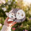 Animal Light Catcher Fairy Mouse Suncatcher Stained Glass Style Acrylic Window Hanging Ornament Woodland Fantasy Colorful Shadow Display for