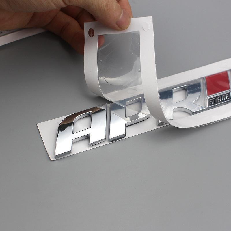 1 шт. ABS APR STAGE 1+ 2+ 3+ гоночные значки, сумки APR STARGE 1 2 3 Plus 3D наклейки для автомобиля гольф автомобильный Стайлинг