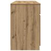 Artisan Oak Writing Desk 140 x 49 x 76 cm Wood Based Material