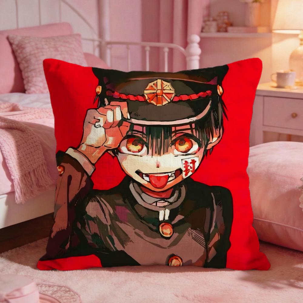 bBound Hanakokun Cushion Cover Premium Comfort Reversible Pillow Cove Two in One Design for Any Room  Car Interior