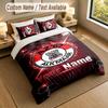 Bedding Set 1 Duvet Cover 2 Pillowcases AZ Alkmaar Print Soft Bed Linen Bedroom Decor