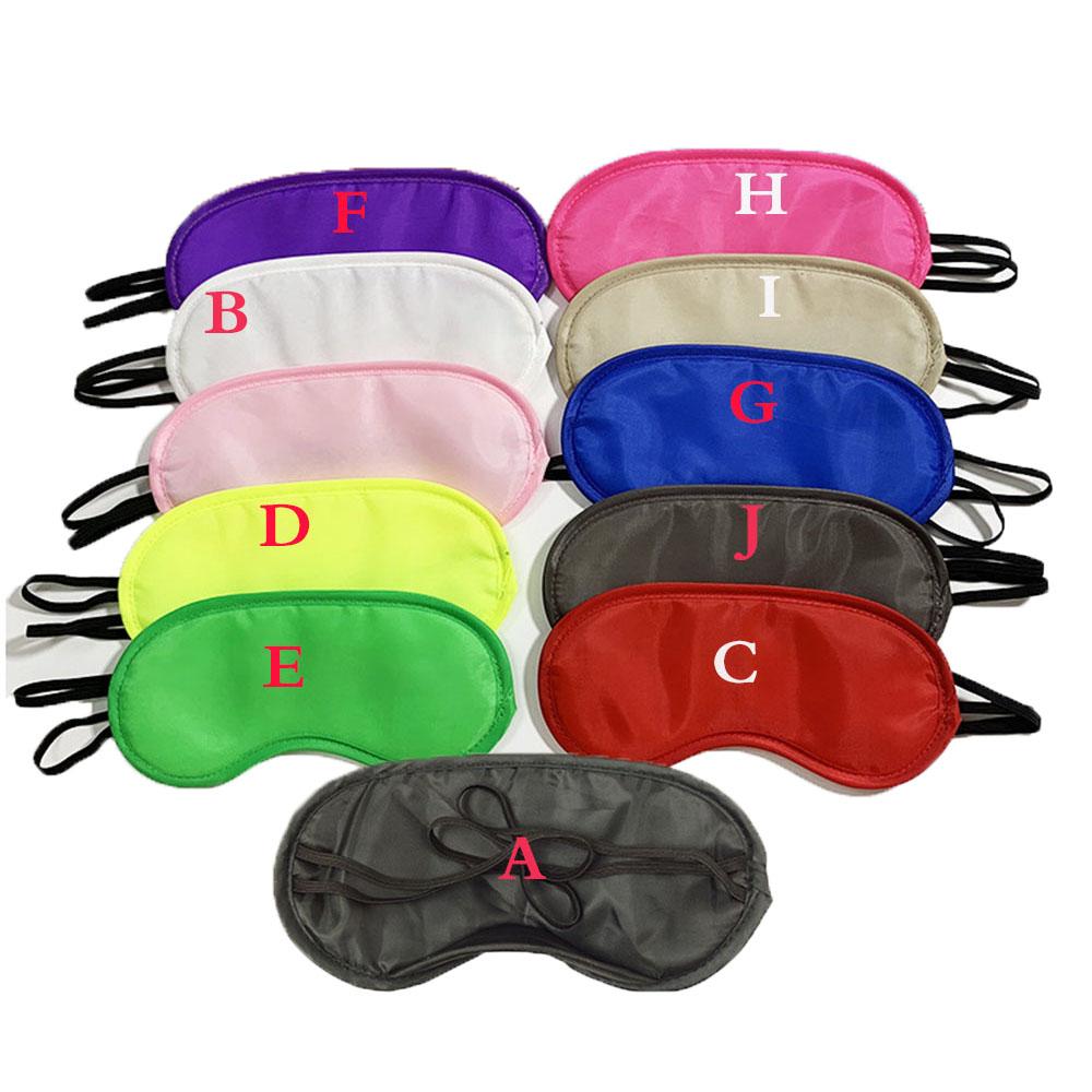 Eye Mask Nap Cover Travel Office Sleeping Rest Half Eye Shade Aid Cover Blindfold Multi-Color 18.5cm Light Blocking Night