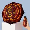 Galatasaray FC Manual Five Fold 8 Rib Umbrella Support Custom Text, Lightweight Travel Umbrella