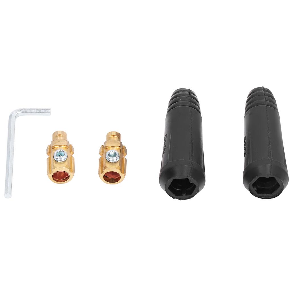 2 комплекта разъемов для сварочного кабеля, быстроразъемные вилки для сварочного аппарата, аксессуары 200A DKJ10?25