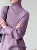 Tachibana autumn and winter turtleneck sweater women's pullover long sleeves loose knitting women's 111 women's autumn and winter high-end sweater
