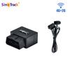 SinoTrack 4G Мини OBD II GPS-трекер ST-902L Встроенный аккумулятор 16-контактный Автомобильное транспортное средство Устройство отслеживания в реальном времени Онлайн-программное обеспечение