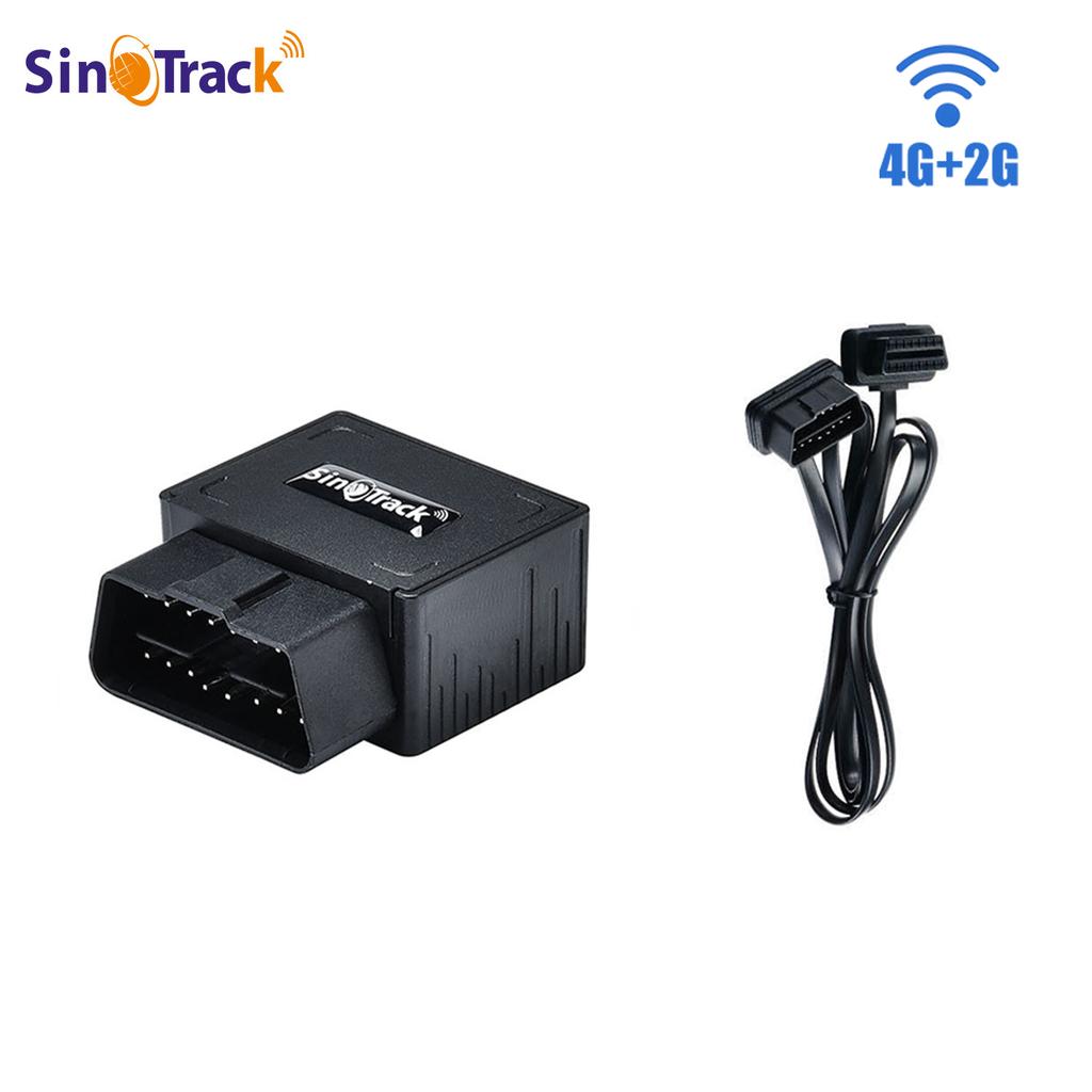 SinoTrack 4G Мини OBD II GPS-трекер ST-902L Встроенный аккумулятор 16-контактный Автомобильное транспортное средство Устройство отслеживания в реальном времени Онлайн-программное обеспечение