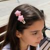 2Pcs Girl Hairpins Candy Color Star Decor Hair Clips Non-Harmful Design Smooth Edges Moderate Clamping Force Hairpin Hair Accessories