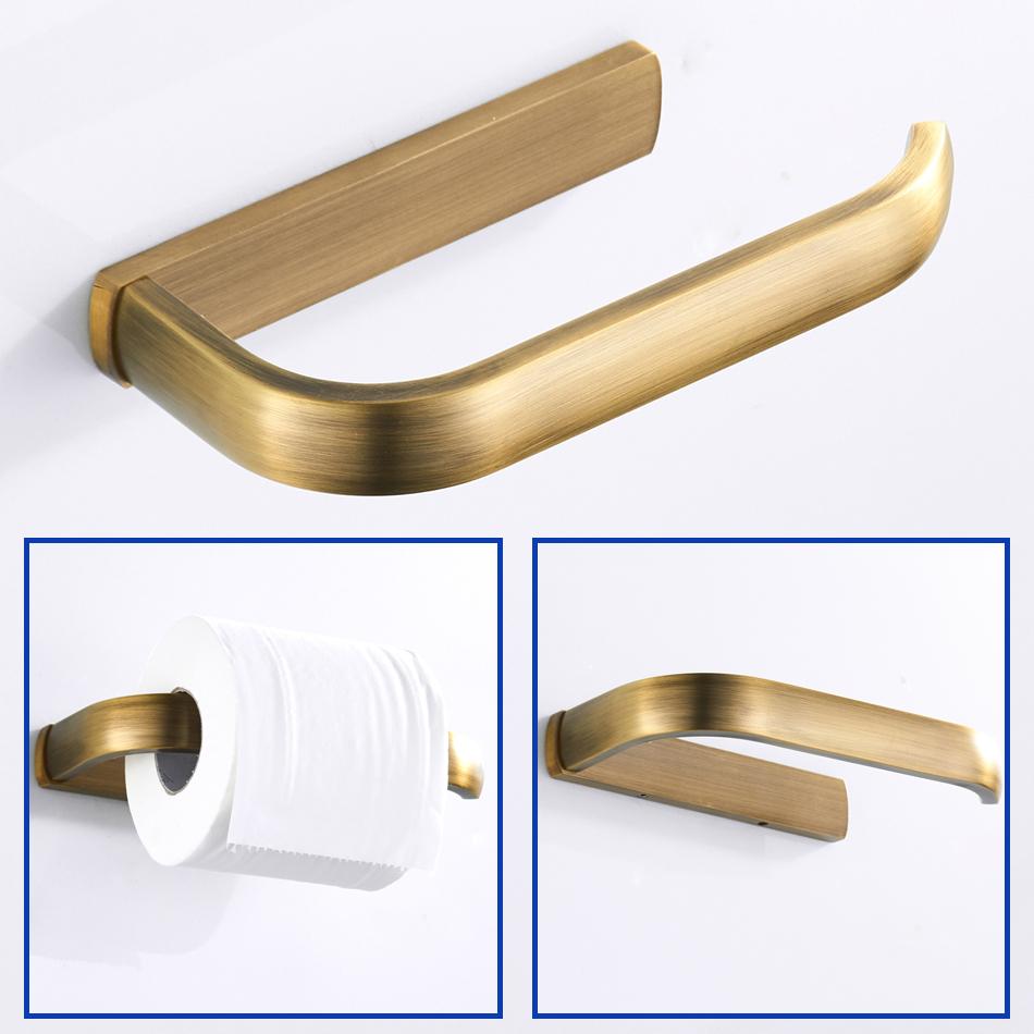 Комплект бронзовых аксессуаров для ванной комнаты, старинная латунная полка для полотенец, держатель для унитаза, корзина для рулонов бумаги, кольцо для полотенец, крючки для одежды
