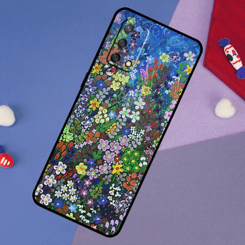 Яркий Цветочный Живописный Художественный Чехол Для Oppo A6 Pro A5 A18 A38 A58 A78 A98 A54 A74 A94 A17 A57 A80 A60 A40 A96 A76 A16 A15
