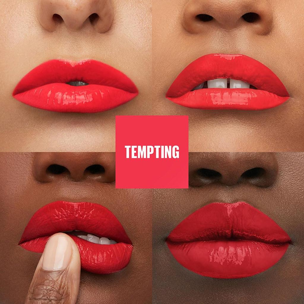 Maybelline Жидкая помада New York SuperStay Vinyl Ink  Tempting 4.2мл Упаковка 1 шт. Стойкий блеск Не отпечатывается
