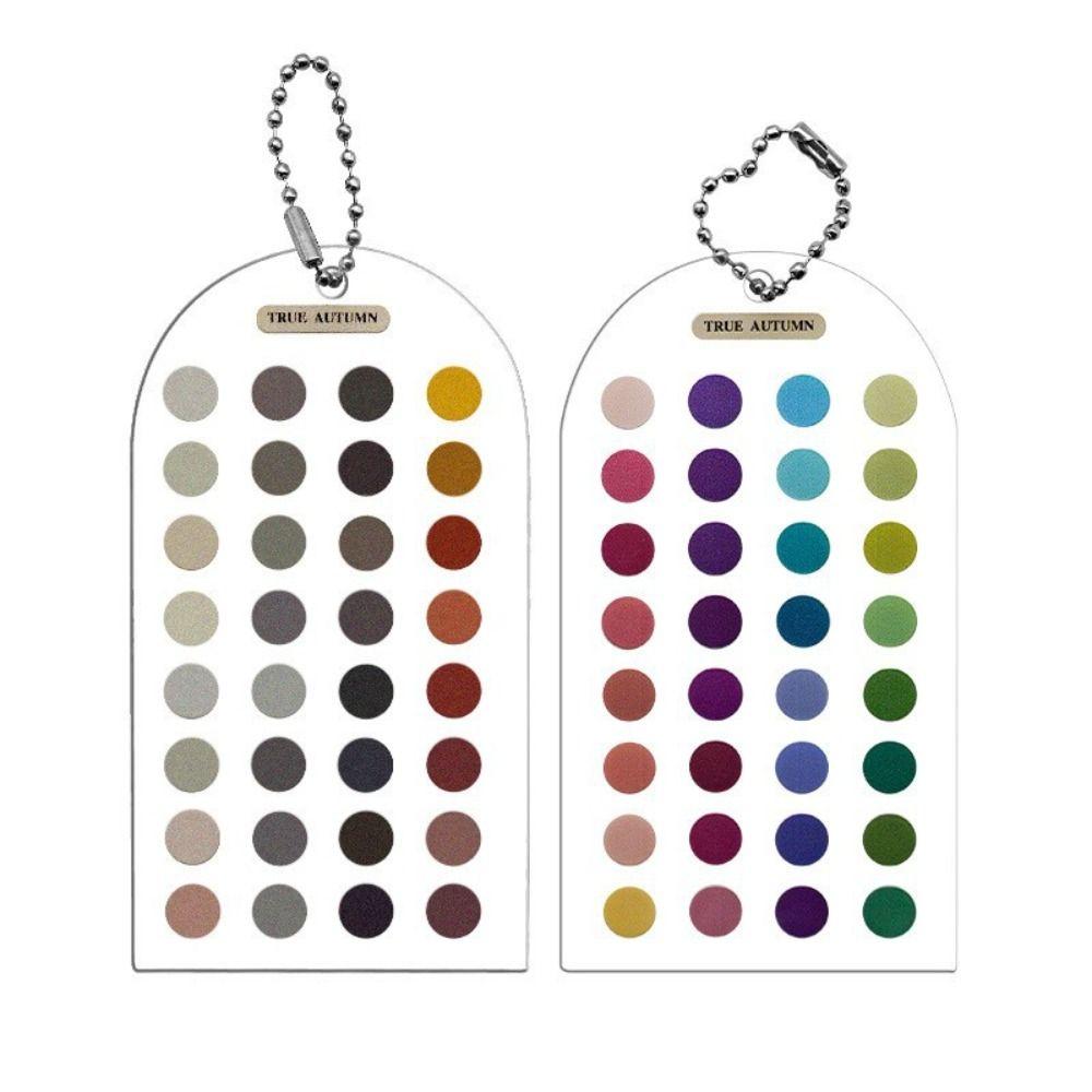 Double-sided Color Palette Cards Color Analysis Summer Color Cards Personal Color Analysis