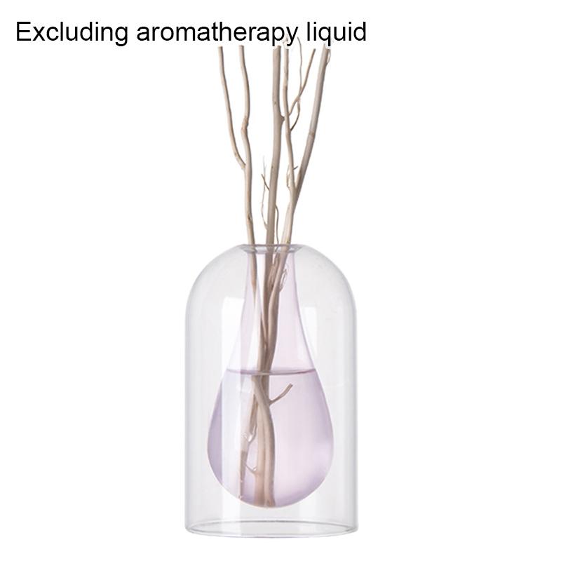 1 шт. Бутылка для ароматерапии с каплями воды, прозрачная стеклянная бутылка для ароматерапии, современный стеклянный контейнер, креативный, 4 цвета
