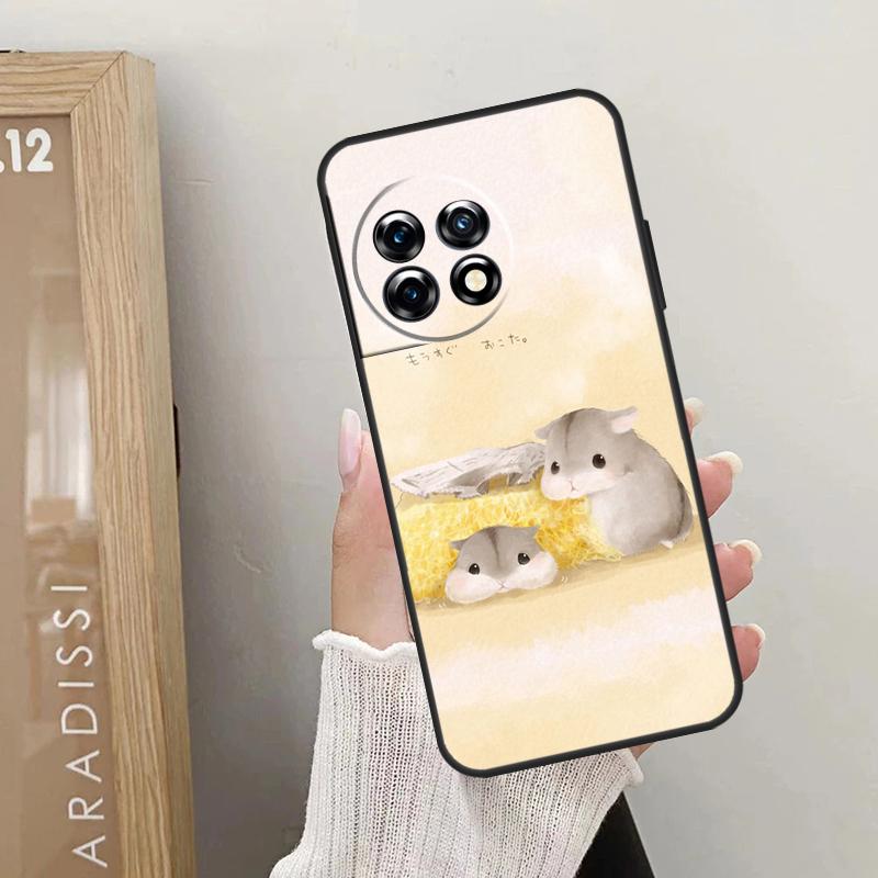 Hamsters Case For OnePlus Nord CE 4 3 2 Lite 2T N10 N20 N30 OnePlus 12 11 9 10 Pro 8T 10T 12R Cover