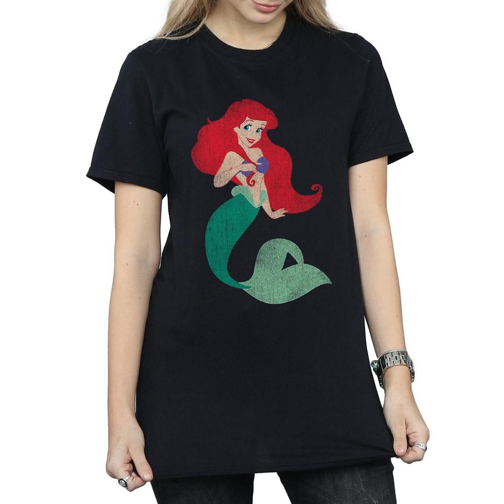 The Little Mermaid Womens/Ladies Ariel Cotton Boyfriend T-Shirt