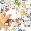 50 Pcs Mixed Cartoon Cute Duck Stickers Animals DIY Helmet Skateboard Laptop Motorcycle Graffiti Sticker Decals Kids Toy