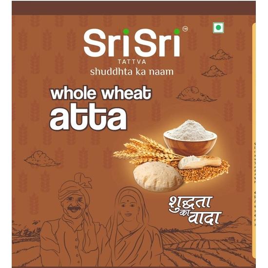 Sri Sri Tattva Whole Wheat Atta, 1kg