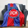 Heidenheim FC Print Flannel Blanket High Quality Warm Comfortable Cover for All Seasons Perfect for Gifts Home Decor