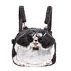 Милый плюшевый край овчарки сумка щенок кампус прозрачный рюкзак мультяшный меховой рюкзак