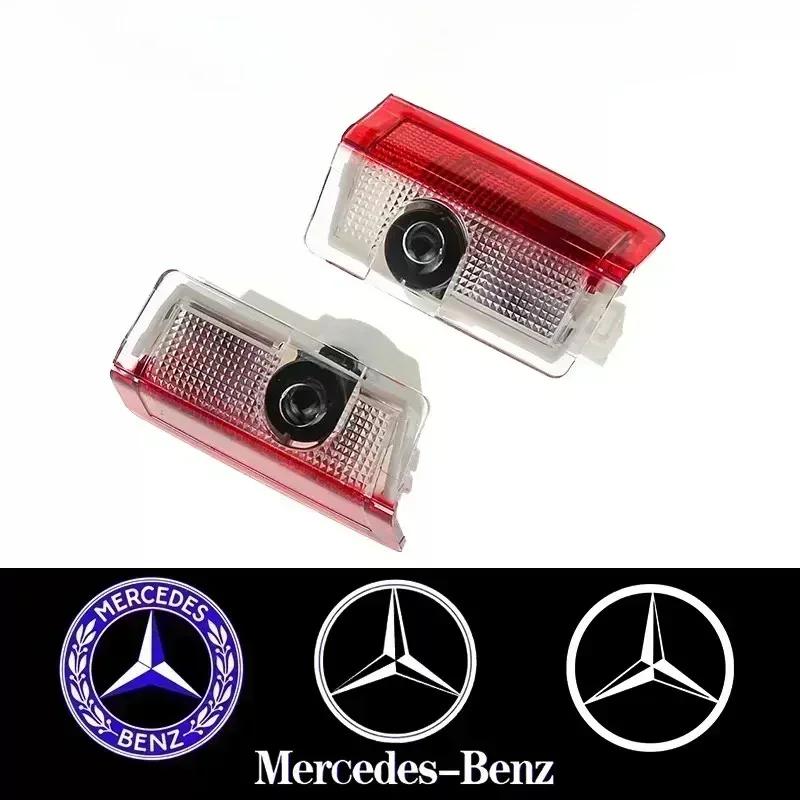 TXF4 YYY 2X Car Door Sign Welcome Light LED Projection Light Mercedes Benz AMG GLC GLA GLE GLS GL W204 W176 W205 W213 W166 W212 C180