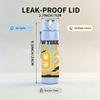 1PC New York City 92 Lettering 750ml Color Plastic Sports Water Bottle Leakproof Flip Straw Lid Suitable for Sports Office Home Use